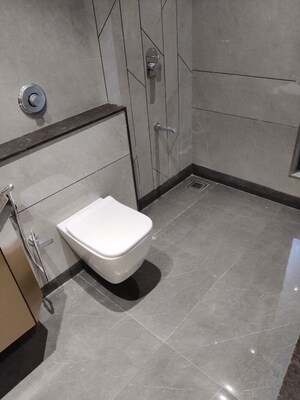 Bathroom in 4 BHK Apartment at Labh Elegance, Bhayli – for Sale