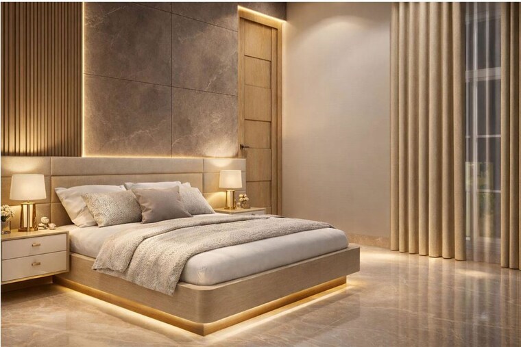Bedroom, koorkenchery 3 Bedroom 2000 Sq.Ft. Independent House In Koorkenchery Thrissur 10629315