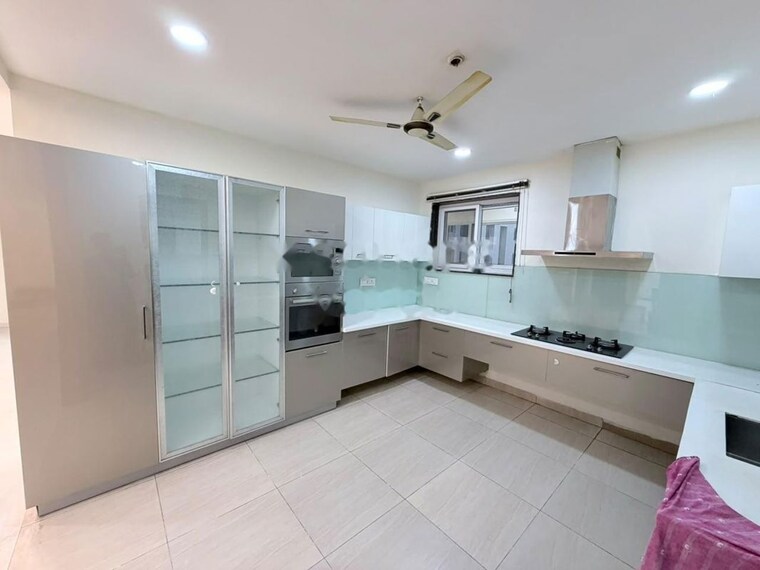 Kitchen, my-home-abhra 5 Bedroom 3525 Sq.Ft. Apartment In Madhapur Hyderabad 10629324