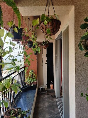 Balcony in 3 BHK Apartment at Puranik Abitante, Bavdhan – for Rent