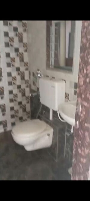 Bathroom in 1 BHK Apartment at Vedant Sumeet Elite, Balkum Pada – for Rent