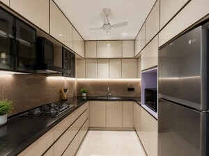 Kitchen in 1 BHK Apartment at Bandra West – for Rent