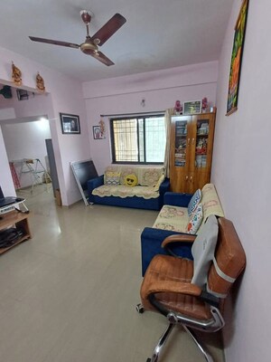 Living Room in 2 BHK Apartment at Thergaon – for Sale