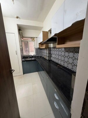 Kitchen in 2 BHK Apartment at Lodha Amara, Kolshet Road – for Rent