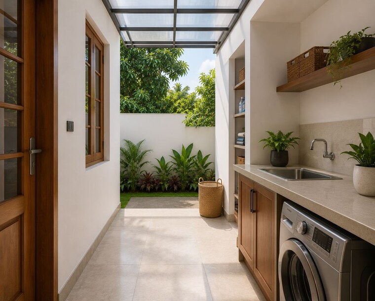 Balcony, kuttanellur 3 Bedroom 2000 Sq.Ft. Villa In Kuttanellur Thrissur 10629509