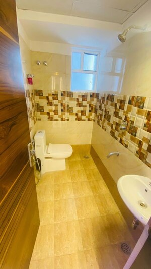 Bathroom in 2 BHK Apartment at Apeksha Gokul Vatika, Gandhi Path – for Rent
