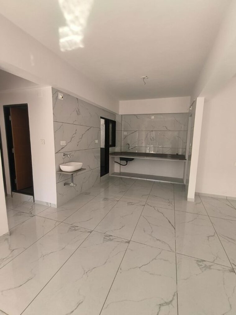 Kitchen, caladium-green 3 Bedroom 1100 Sq.Ft. Apartment In Bhayli Vadodara 10629649