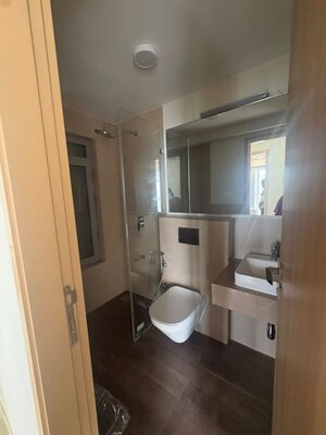 Bathroom in 3 BHK Apartment at Piramal Aranya, Byculla – for Rent