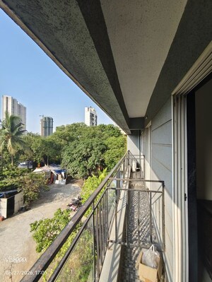 Balcony in 1 BHK Apartment at Goodwill Olive Residency, Owale – for Rent