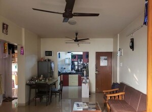 Living Room in 2 BHK Apartment at Dodke Residency, Warje – for Rent
