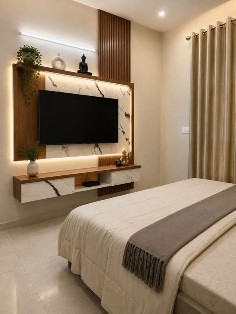 Bedroom, greater mohali 1 Bedroom 585 Sq.Ft. Builder Floor In Greater Mohali Mohali 10629712