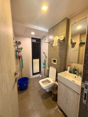 Washroom in 2 BHK Apartment at Kanakia Rainforest, Andheri East – for Rent