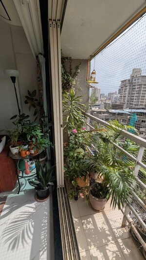 Balcony in 2 BHK Apartment at Hubtown Hill Crest, Andheri East – for Rent