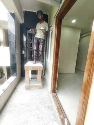 Building Lobby in 1 BHK Apartment at Raghavendra Arcade, Kondapur – for Rent