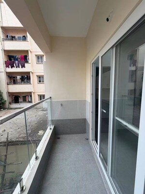 Balcony in 1 BHK Apartment at Raghavendra Arcade, Kondapur – for Rent