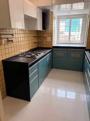 Kitchen in 3 BHK Apartment at Mahim West – for Rent