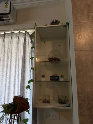 Bathroom in 1 BHK Apartment at Raunak Bliss, Ghodbunder Road – for Rent