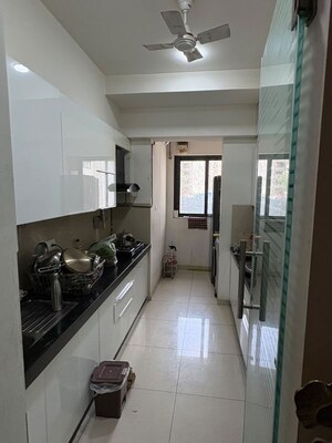 Kitchen in 3 BHK Apartment at Shapoorji Pallonji Vicinia, Powai – for Rent