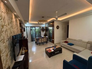 Living Room in 3 BHK Apartment at Shapoorji Pallonji Vicinia, Powai – for Rent