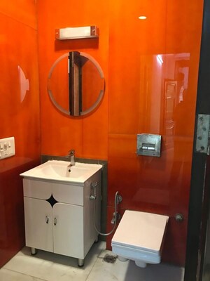 Bathroom in 3 BHK Builder Floor at Defence Colony – for Rent