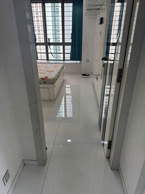 Balcony in 2.5 BHK Apartment at Oberoi Realty Woods, Goregaon East – for Rent