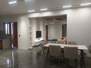 Dining area in 5 BHK Apartment at NYSA Crosswind, Bhayli – for Sale