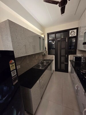 Kitchen in 2 BHK Apartment at Dhakoli – for Rent