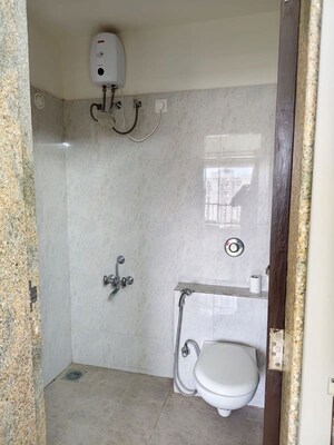 Bathroom in 2 BHK Apartment at Puranik Aldea Annexo, Baner – for Rent