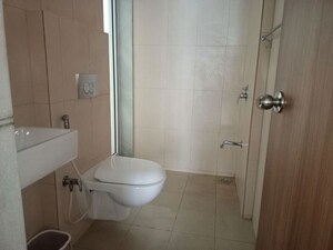 Bathroom in 3 BHK Apartment at Godrej Emerald, Ghodbunder Road – for Rent