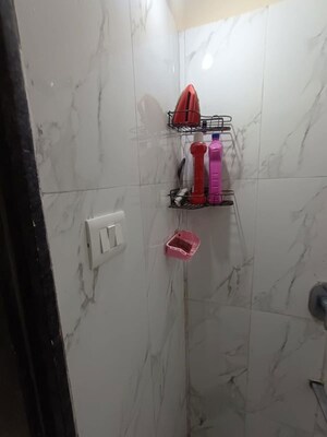 Bathroom in 1 BHK Apartment at Dosti Desire Joy, Brahmand – for Rent
