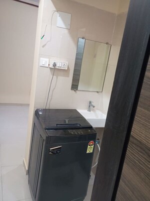 Bathroom in 1 BHK Apartment at Dosti Desire Joy, Brahmand – for Rent