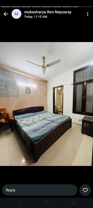 Bedroom in 1 BHK Builder Floor at Neb Sarai – for Rent