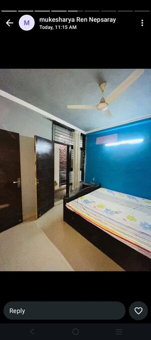 Bedroom in 1 BHK Builder Floor at Neb Sarai – for Rent