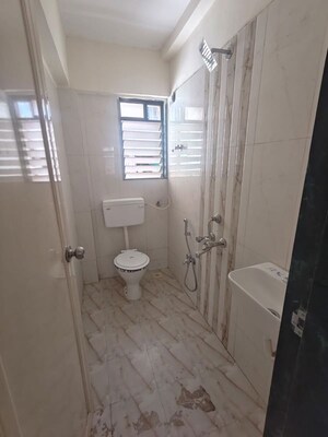 Bathroom in 3 BHK Apartment at Marathon Monte South, Byculla West – for Rent
