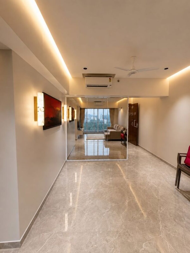Living Room, lnt-elixir-reserve 3 Bedroom 1150 Sq.Ft. Apartment In Powai Mumbai 10630114
