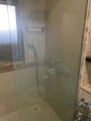 Bathroom in 2.5 BHK Apartment at Raheja Tipco Heights, Malad East – for Rent