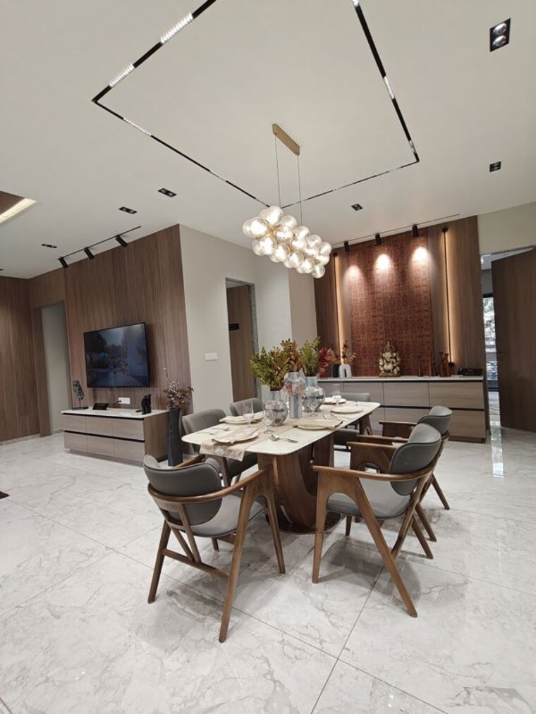 Dinning Area, bhayli 3 Bedroom 1409 Sq.Ft. Apartment In Bhayli Vadodara 10630101