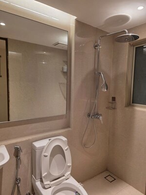 Bathroom in 2 BHK Apartment at One Hiranandani Park, Ghodbunder Road – for Rent