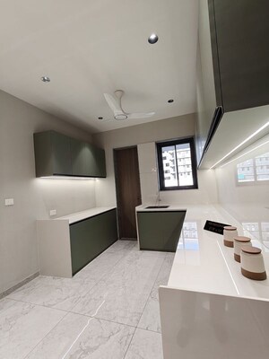 Kitchen in 3 BHK Apartment at Bhayli – for Sale