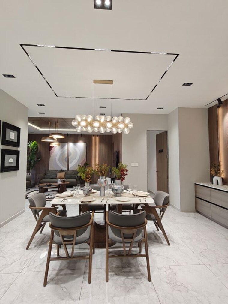 Dinning Area, bhayli 3 Bedroom 1477 Sq.Ft. Apartment In Bhayli Vadodara 10630150