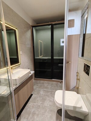 Attached Bathroom in 3 BHK Apartment at Bhayli – for Sale