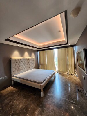 Living Room in 3 BHK Apartment at Marathon Monte South, Byculla West – for Rent