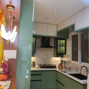 Kitchen in 3 BHK Apartment at Praneeth KKRs Pranav Jaitra, Hydernagar – for Rent