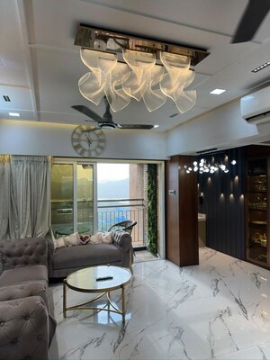 Living Room in 3 BHK Apartment at Lodha Splendora, Ghodbunder Road – for Sale