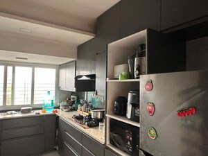 Kitchen in 3 BHK Apartment at Lodha Splendora, Ghodbunder Road – for Sale
