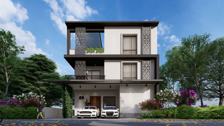 Exterior View, tukkuguda 4 Bedroom 4800 Sq.Ft. Villa In Tukkuguda Hyderabad 10630198