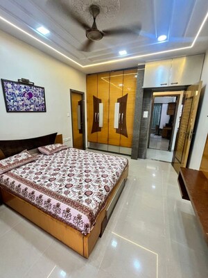 Bedroom in 3 BHK Apartment at Raheja Tipco Heights, Malad East – for Rent