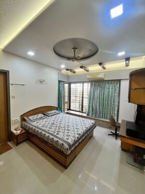 Bedroom in 3 BHK Apartment at Raheja Tipco Heights, Malad East – for Rent