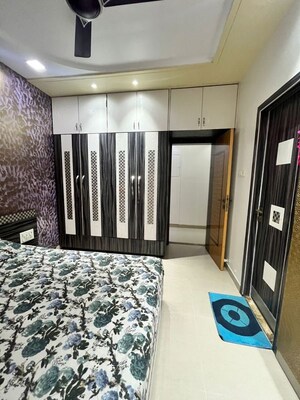 Bedroom in 3 BHK Apartment at Raheja Tipco Heights, Malad East – for Rent