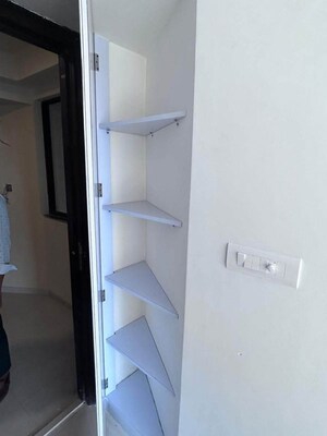Bathroom in 1 BHK Apartment at Lodha Crown Quality Homes, Majiwada – for Rent